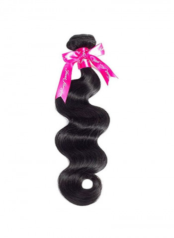 Unprocessed Human Hair Extensions Black