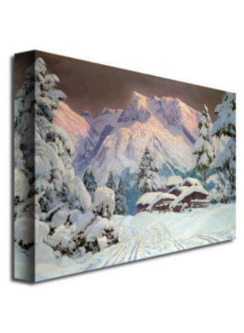 Austria Hocheisgruppe Canvas Wall Art Multicolour 16 x 24inch