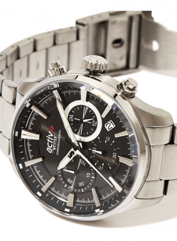 Men's Activ Stainless Steel Chronograph Wrist Watch 90225STN103
