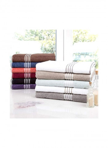 8-Piece Rio Towel Set Navy/White