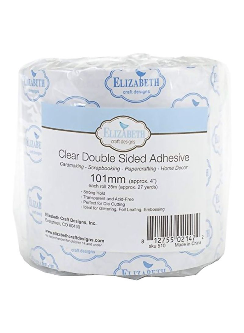 Double Sided Adhesive Tape White/Blue