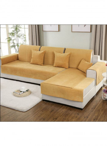 Waterproof Anti-Slip Sofa Slipcover Brown