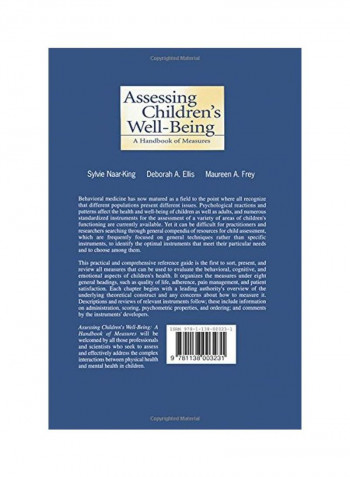 Assessing Children's Well-Being Paperback