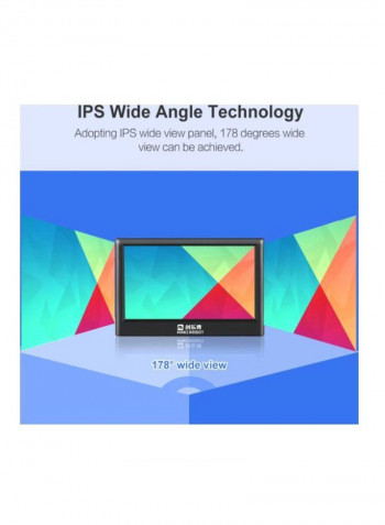 7-Inch HD IPS Capacitive Touchscreen Portable Monitor Black
