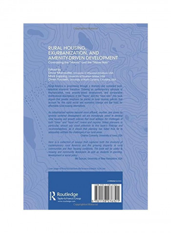 Rural Housing, Exurbanization, And Amenity-Driven Development Paperback