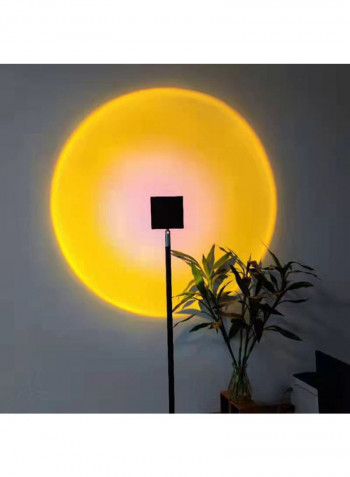 LED Sunset Projector Home Night Light Floor Lamp Yellow