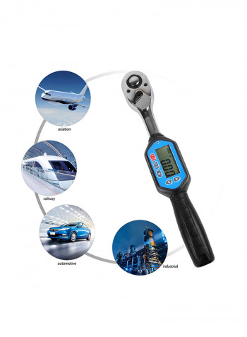 EWM-100 Digital Torque Wrench 3/8 Square Drive Blue 34x5.5x9centimeter