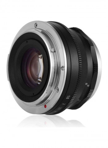 Manual Focus Camera Lens Black/Silver