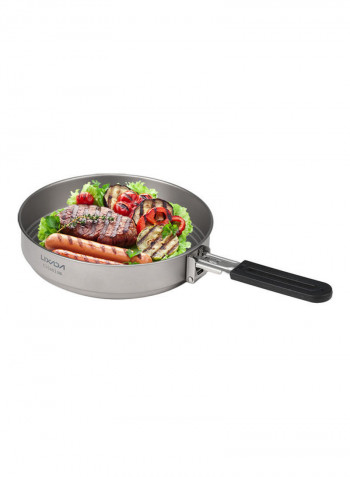 Outdoor Folding Hanging Pan And Frying Pan Combo Set
