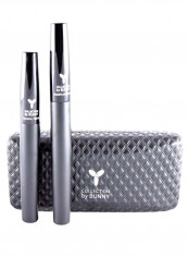 2-Piece Eyelash Extension Mascara Set With Case Black