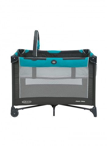 Pack N Play On The Go Playard - Black/Grey/Blue