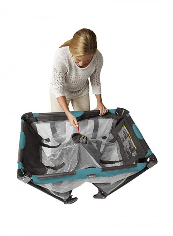 Pack N Play On The Go Playard - Black/Grey/Blue