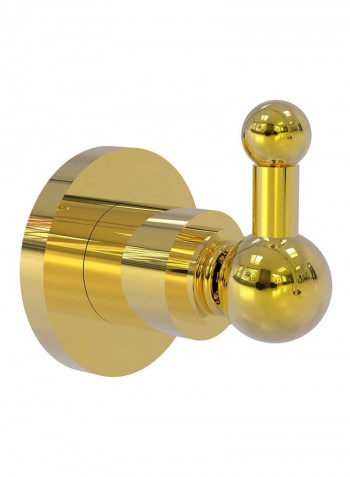 Astor Place Collection Robe Hook Gold 3x3x2.75inch