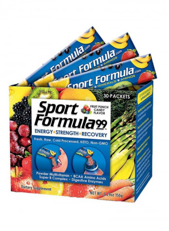 Pack Of 30 Fruit Punch Candy Flavor Powder Set