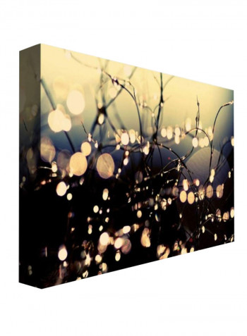 Classic Style Canvas Wall Art Black/Gold