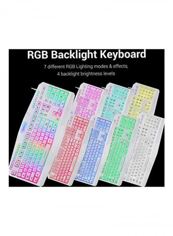 S101 USB Wired RGB Backlight Gaming Keyboard And Mouse Set