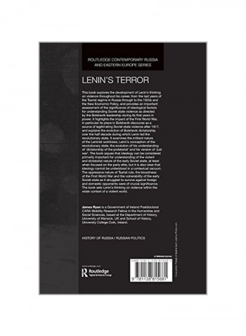 Lenin's Terror: The Ideological Origins Of Early Soviet State Violence Paperback
