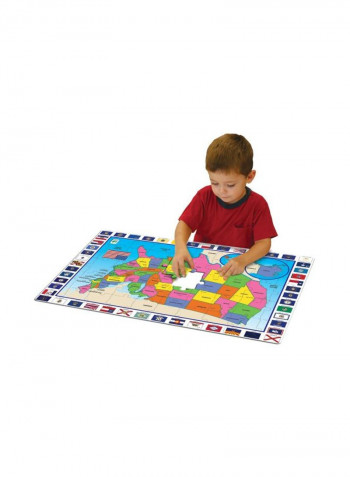 50-Piece USA Map Floor Puzzle Set 439203
