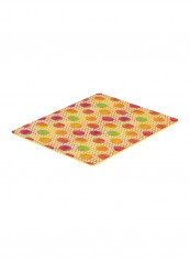 Rainbow Dots And Squiggles Kitchen Mat Multicolour 16 x 24inch