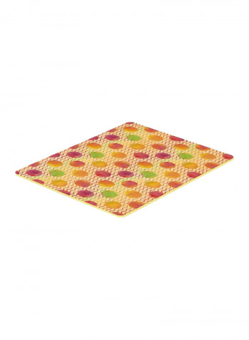 Rainbow Dots And Squiggles Kitchen Mat Multicolour 16 x 24inch
