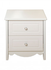 Wooden Nightstand White 48.5x54x42.5centimeter reviews Wooden Nightstand White 48.5x54x42.5centimeter