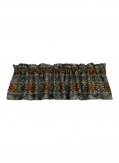 Del Rio Western Valance Grey/Brown 11x8x2inch