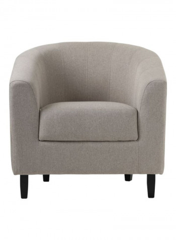 Tulsa Armchair Grey/Black 78x71x74cm