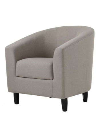 Tulsa Armchair Grey/Black 78x71x74cm