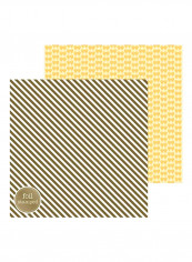 25-Piece Double-Sided Cardstock Beige/Brown/White