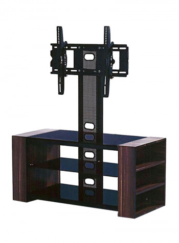Tv Stand Table With Mounting Brown 120x40x120centimeter
