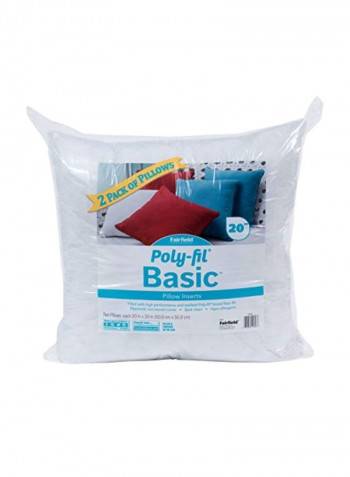 2-Piece Poly Fil Basic Pillow Inserts Set White reviews 2-Piece Poly Fil Basic Pillow Inserts Set White