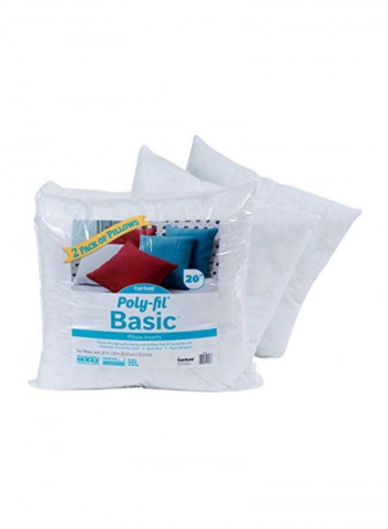 2-Piece Poly Fil Basic Pillow Inserts Set White reviews 2-Piece Poly Fil Basic Pillow Inserts Set White