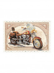 Harley Davidson Counted Cross Stitch Kit Beige/Brown/Red reviews Harley Davidson Counted Cross Stitch Kit Beige/Brown/Red