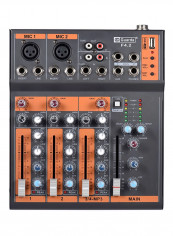 Portable 4-Channel Mic Line Audio Mixer I2091 Grey/Orange reviews Portable 4-Channel Mic Line Audio Mixer I2091 Grey/Orange