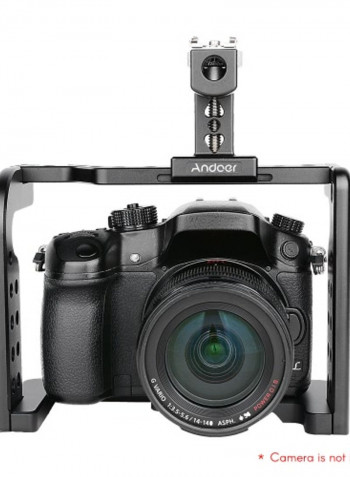 Camera Cage Mount For Panasonic GH5/GH4 DSLR Black
