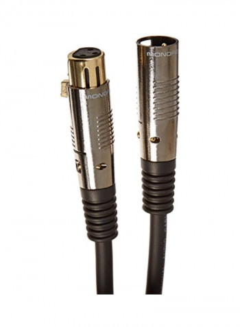 Male To Female  XLR Cable 35feet Black