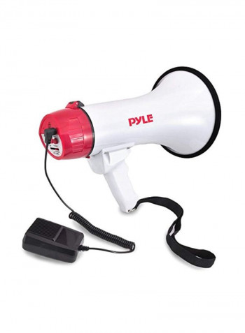 Megaphone Adjustable Speaker PMP40 White/Black/Red