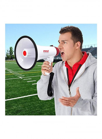 Megaphone Adjustable Speaker PMP40 White/Black/Red