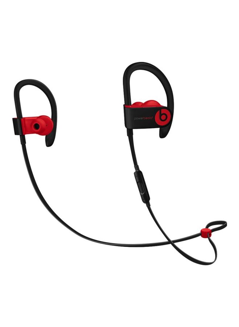 Wireless Earphone with Hook Black/Red