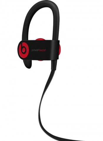 Wireless Earphone with Hook Black/Red