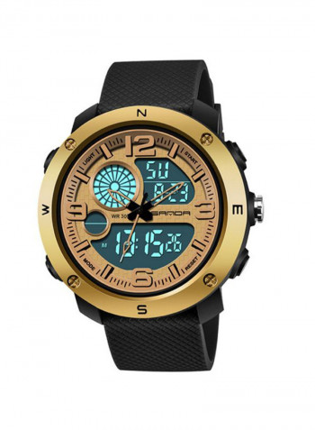 Men's Luminous Leisure Quartz Analog/Digital Wrist Watch NNSB03704601