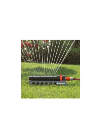 Aquazoom Rectangular Sprinkler Black