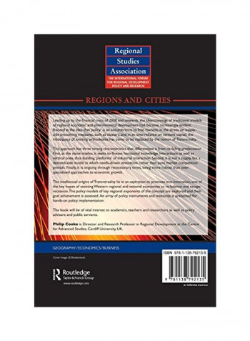 Complex Adaptive Innovation Systems: Relatedness And Transversality In The Evolving Region Paperback