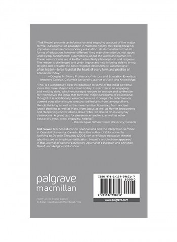Five Paradigms For Education: Foundational Views And Key Issues Hardcover