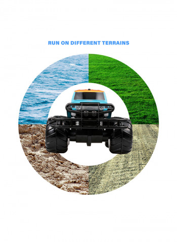 2.4Ghz 4WD Big Wheel Off-Road Amphibious 43.5x22.5x28.5cm