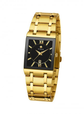 Men's Quartz Square Dial Business Wrist Watch  8443