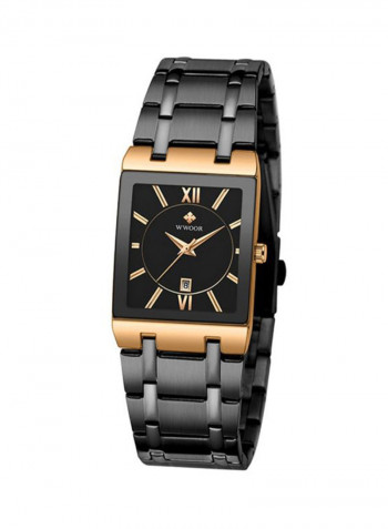 Men's Quartz Square Dial Business Wrist Watch  8444