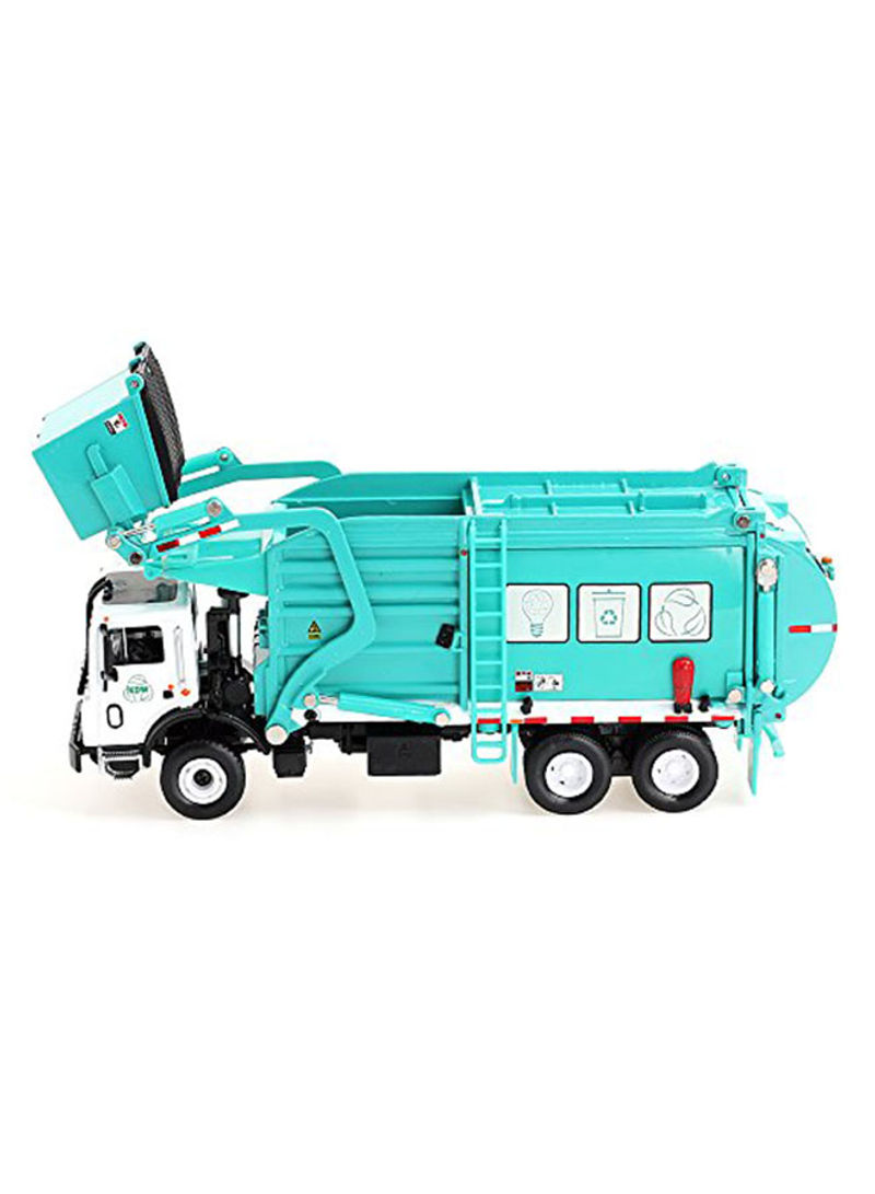 Diecast Recycling Garbage Truck With Bin