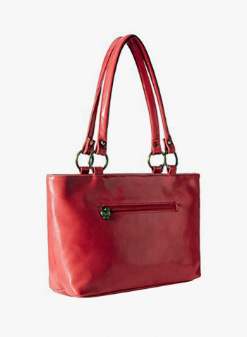 Polyester Blend Shoulder Bag Pink