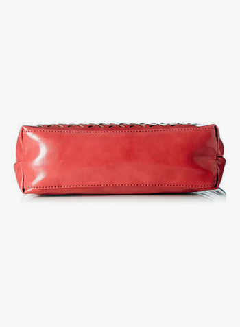 Polyester Blend Shoulder Bag Pink